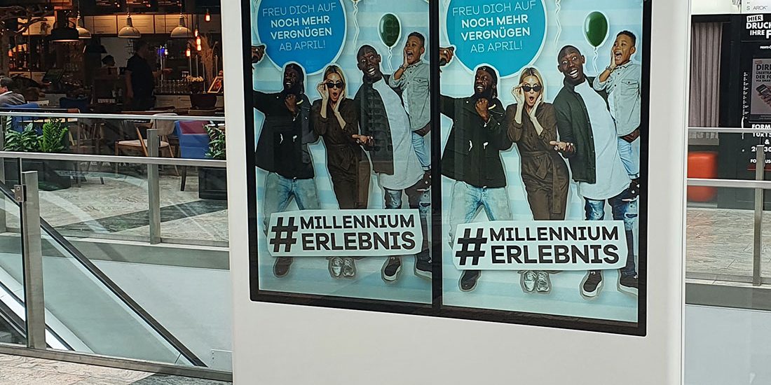 mediaCon Digital Signage Projekt - Millennium City