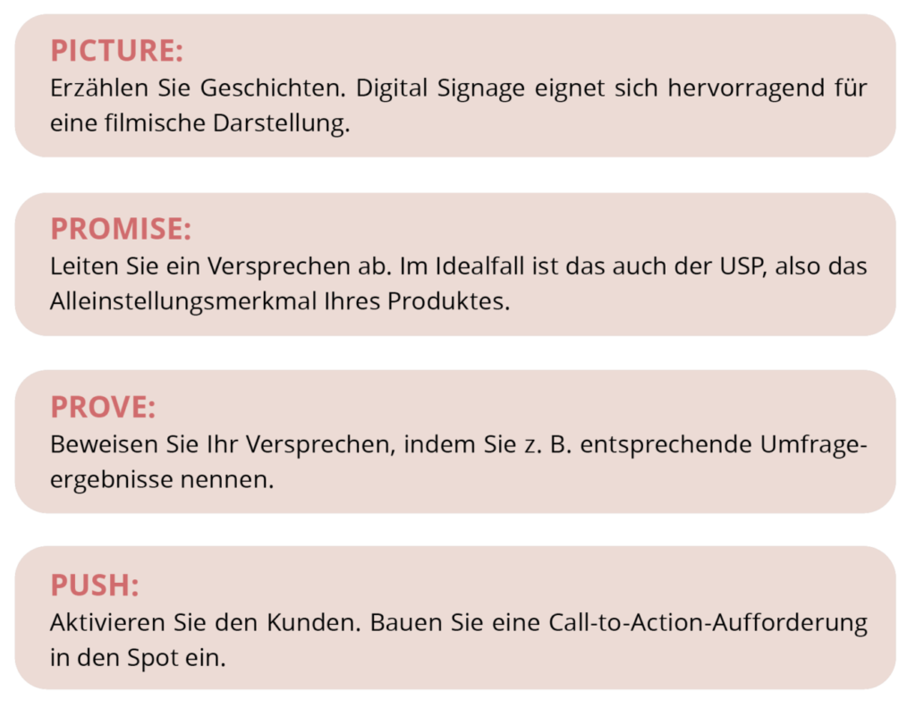 Digital Signage Content Abwechslung für mehr Erfolg