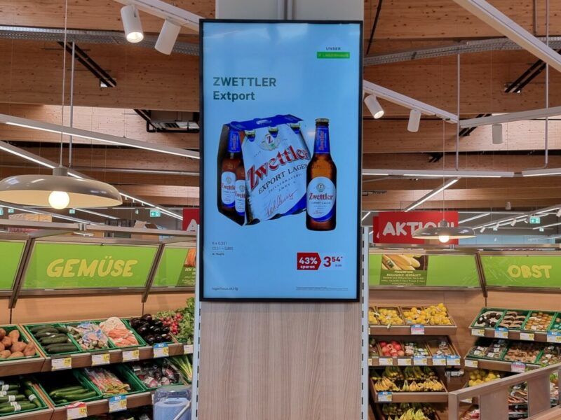 Digital Signage Berührungspunkte