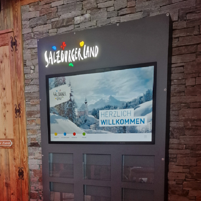 mediaCon Digital Signage Projekt - SalzburgerLand